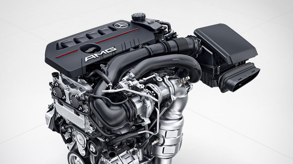 <p>Motor Mercedes-AMG de auto deportivo Mercedes-AMG Clase A Hatchback</p>